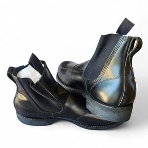 Sleek Black Men's Ankle Boots